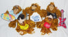 Vintage Lot Of Five Plush Alf Dolls