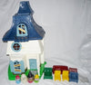 Vintage Hasbro Romper Room Weebles Haunted House Toy Set