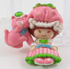 Strawberry Shortcake With Custard On A Rocking Chair Deluxe Miniature