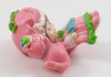 Strawberry Shortcake With Custard On A Rocking Chair Deluxe Miniature