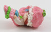 Strawberry Shortcake With Custard On A Rocking Chair Deluxe Miniature