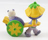 Strawberry Shortcake Almond Tea With Marza Panda In A Cart Miniature