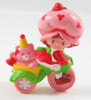 Vintage Strawberry Shortcake With Custard On A Berry Cycle Miniature