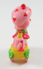 Strawberry Shortcake With Custard On A Berry Cycle Miniature