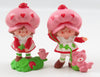 Strawberry Shortcake Playing With Custard & Picking A Berry Miniature Pair