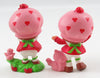 Strawberry Shortcake Playing With Custard & Picking A Berry Miniature Pair
