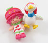 Strawberry Shortcake Cherry Cuddler And Gooseberry Flying An Airplane Deluxe Miniature