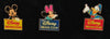 9 Disney Movie Club Collector's Pins In Case