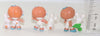 Strawberry Shortcake Apricot Minature Lot Of Three
