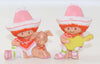 Vintage Strawberry Shortcake Café Ole Miniature Toy Pair 