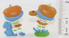 Strawberry Shortcake Crepe Suzette Miniature Pair