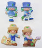 Vintage Strawberry Shortcake Blueberry Muffin & Huckleberry Pie Miniature Lot Of Four
