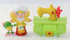 Vintage Lemon Meringue With Frappe Working At The Sewing Machine Deluxe Miniature