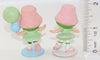Strawberry Shortcake Lime Chiffon Miniature Pair