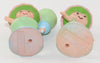 Strawberry Shortcake Lime Chiffon Miniature Pair