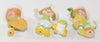Strawberry Shortcake Mint Tulip Miniature Lot Of Three