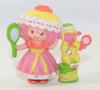 Strawberry Shortcake Peach Blush With Melonie Belle Getting Ready For Bed Miniature