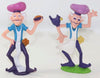 Vintage Strawberry Shortcake Purple PieMan Miniature Pair