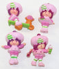 Vintage Strawberry Shortcake Raspberry Tart Miniature Lot Of Four