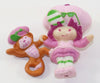 Raspberry Tart And Rhubarb Riding In A Car Deluxe Miniature