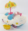 Vintage 1983 Kenner Care Bears Cloud Mobile With Accessories