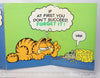 1979 United Feature Syndicate Large 12" Garfield Greeting Card