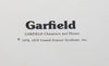 1979 United Feature Syndicate Large 12" Garfield Greeting Card