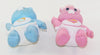 1984 Kenner Care Bears Baby Hugs And Tugs Bear PVC Posable Figures
