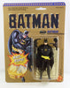 1989 Toy Biz Batman Round Face Action Figure On White Back Card