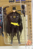 1989 Toy Biz Batman Round Face Action Figure On White Back Card