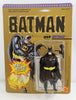 Vintage 1989 Toy Biz Batman Square Jaw Action Figure On Card