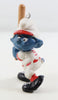 1980 Schleich Peyo Baseball Batter Smurf