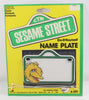 Vintage 1985 Sesame Street Big Bird Do It Yourself Name Plate On Card