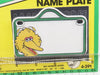1985 Sesame Street Big Bird Do It Yourself Name Plate On Card