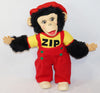 Vintage 1984 Dakin Zip The Monkey Zippy Monkey Plush Fun Farm
