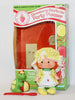 1983 Kenner Strawberry Shortcake Apple Dumplin' With Tea Time Turtle Party Pleaser In Box