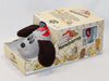 1985 Tonka Pound Puppies Grey and Brown Newborn Puppy In Box