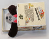 1985 Tonka Pound Puppies Grey and Brown Newborn Puppy In Box
