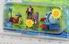 1994 Playmates TMNT Crushin' Slam Bam Combo Mini Mutants Turtle Transports On Card