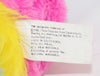 1986 Mattel Yellow Popples Puffling Baby Popple Plush