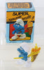 1979 Schleich Peyo Butterfly Catcher Super Smurf In Box Germany