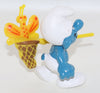 1979 Schleich Peyo Butterfly Catcher Super Smurf In Box Germany