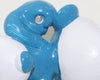 1979 Schleich Peyo Butterfly Catcher Super Smurf In Box Germany