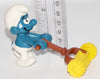 1981 Schleich Peyo Lawn Mower Super Smurf In Box