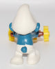 1981 Schleich Peyo Lawn Mower Super Smurf In Box