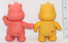1983 Care Bears Birthday Bear And Cheer Bear PVC Poseable Figure 2 Pack