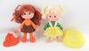 Vintage Lanard Cindy Cinnamon & Lucy Lemon Jellybean Doll Pair
