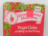 Strawberry Shortcake Angel Cake Chatting On The Phone Miniature On Card