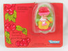 Strawberry Shortcake Huckleberry Pie & Cherry Cuddler Miniature Pair On Partial Cards