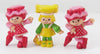 Lanard Very Cherry & Lucy Lemon Jellybean Miniature Lot Of Three